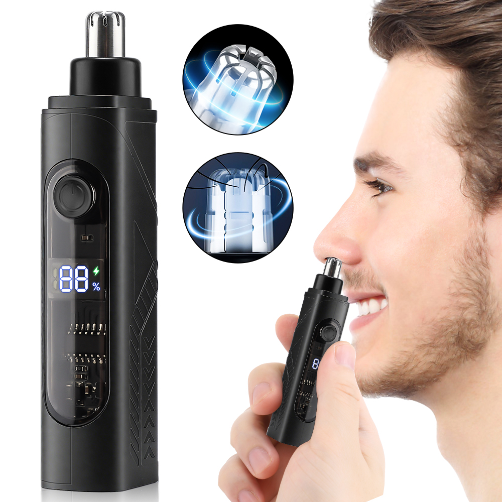 Nose Hair Trimmer - 電気鼻毛バリカン充電式自動シェービング鼻トリマーユニセックスプロフェッショナル洗える無痛鼻毛トリマー