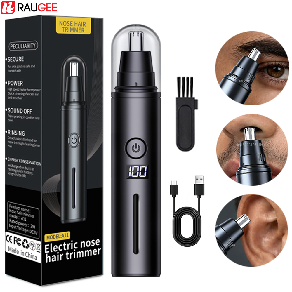 Nose Hair Trimmer - 男性用鼻毛トリマー ミニポータブル鼻毛カッター 電動鼻毛耳毛トリマー USB充電式鼻毛除去器