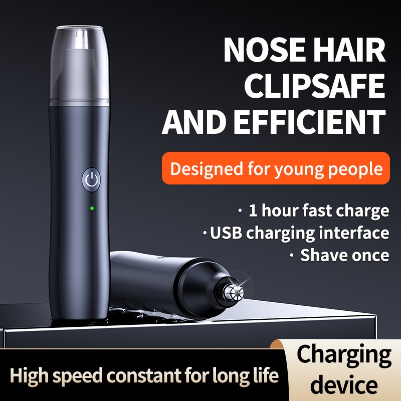 Nose Hair Trimmer - 充電式電気シェービング鼻耳トリマー安全なフェイスケア鼻毛トリマーユニセックスシェービング脱毛ミニかみそりクリッパー