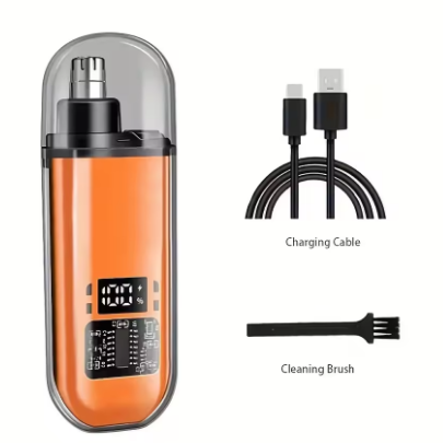 USB C 充電式鼻耳ヘアトリマー男性用ポータブル精密コンパ - Mens Grooming Kit Bag のレビューと価格