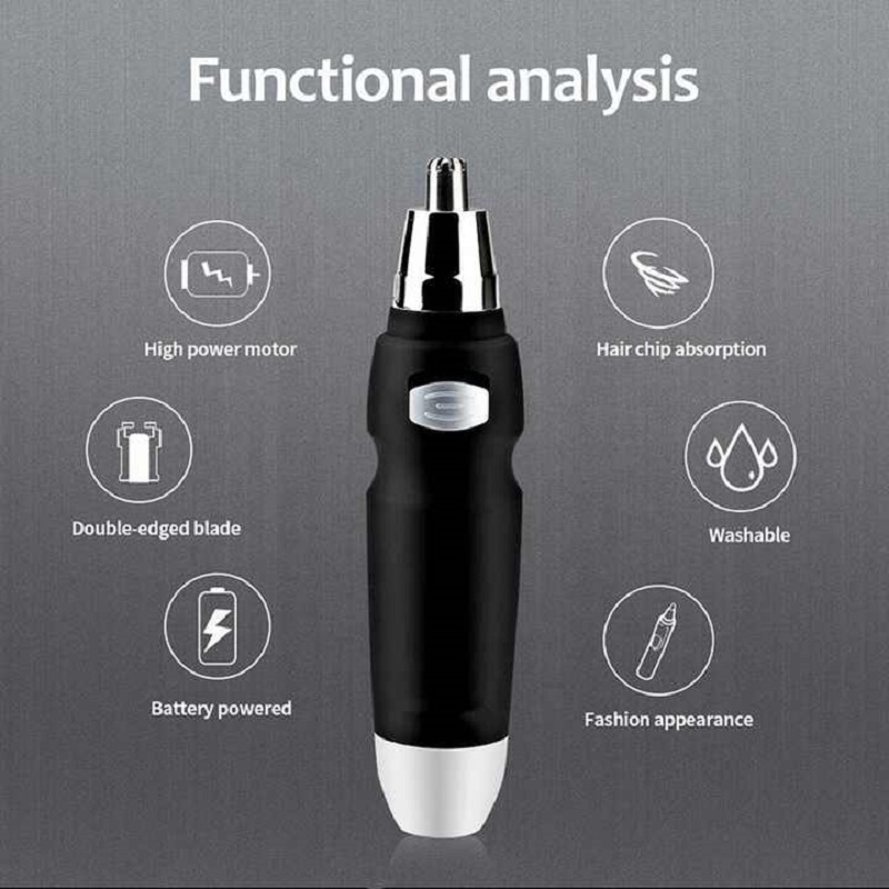 男性と女性のためのポータブル電気耳と鼻のトリマー,脱毛,かみ - Nose Hair Trimmer のレビューと価格