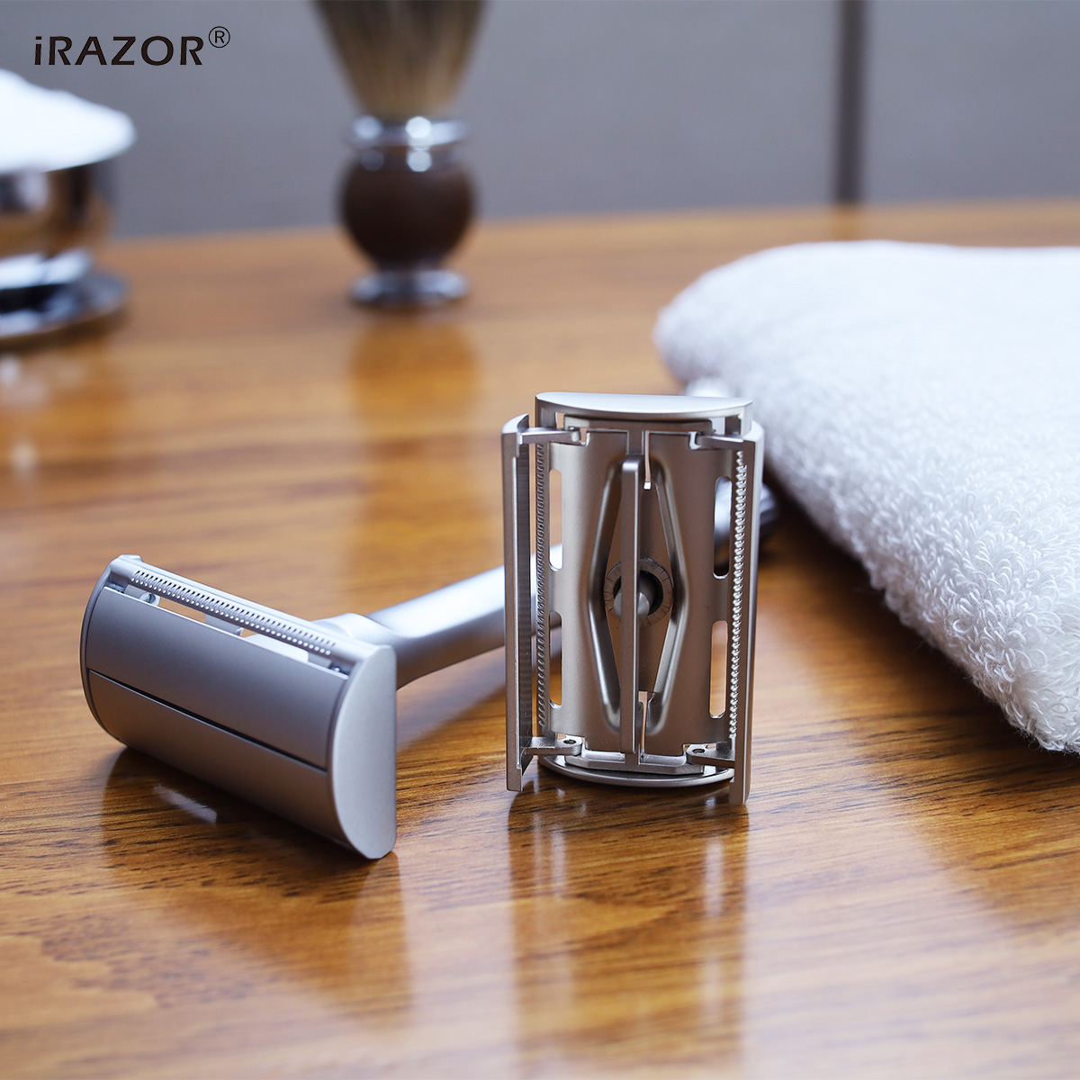 Irazor-男性用ブレード付き両刃安全かみそり,グルーミン - Men'S Grooming Underarm のレビューと価格