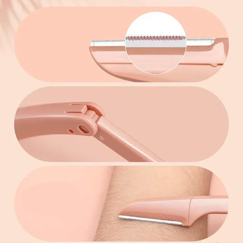 折りたたみ式眉毛カミソリ、安全な傷つきにくい刃、プロのサロン - Men'S Grooming Blade のレビューと価格