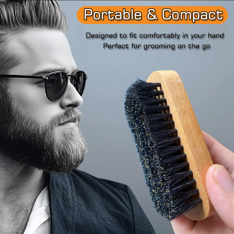 メンズひげグルーミングセット、ひげブラシ、毛素材、ひげ用くし - Mens Grooming Kit Bag のレビューと価格