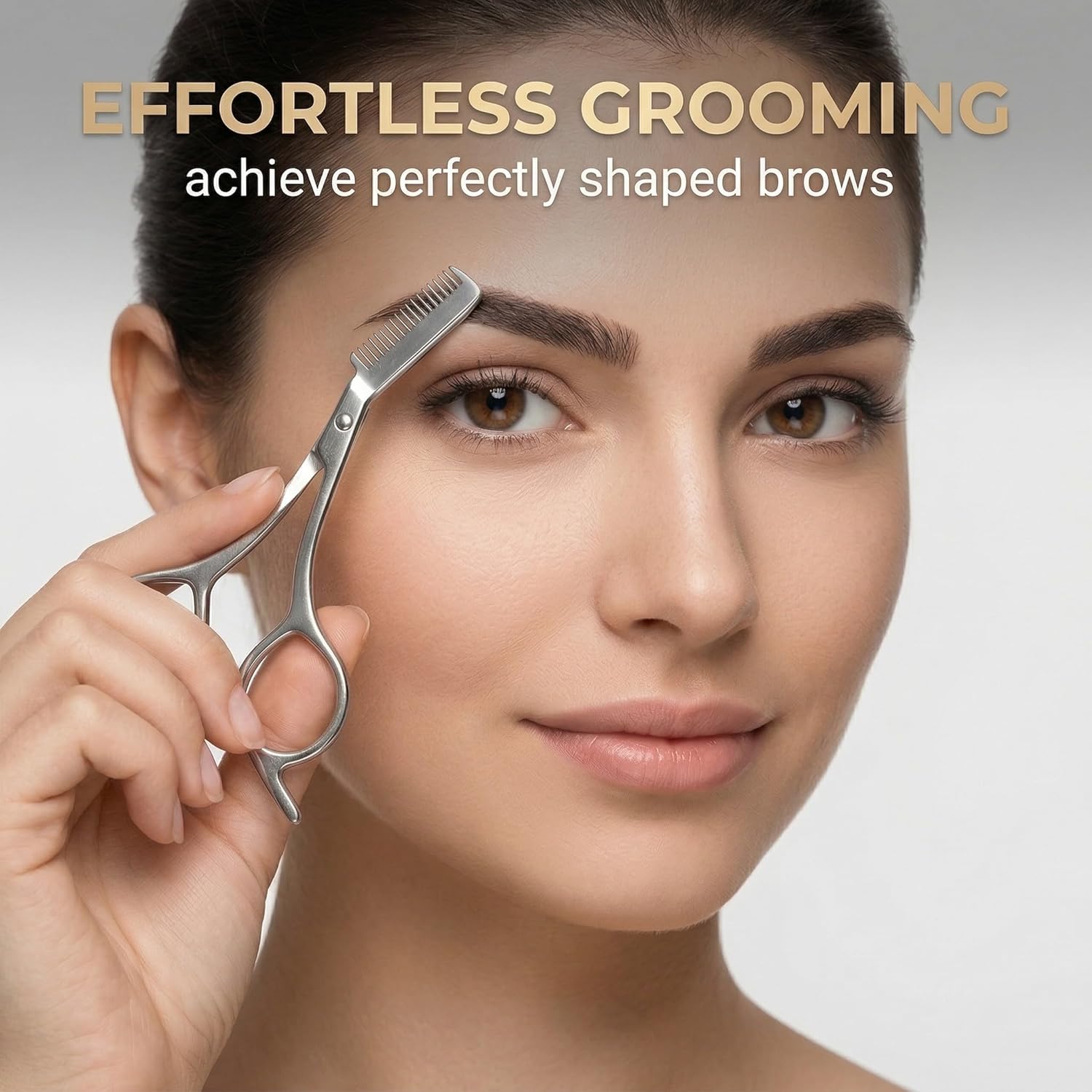 ステンレス製眉毛はさみ（コーム付き）-鏡面仕上げ精密トリマー - Men'S Grooming Mirror のレビューと価格