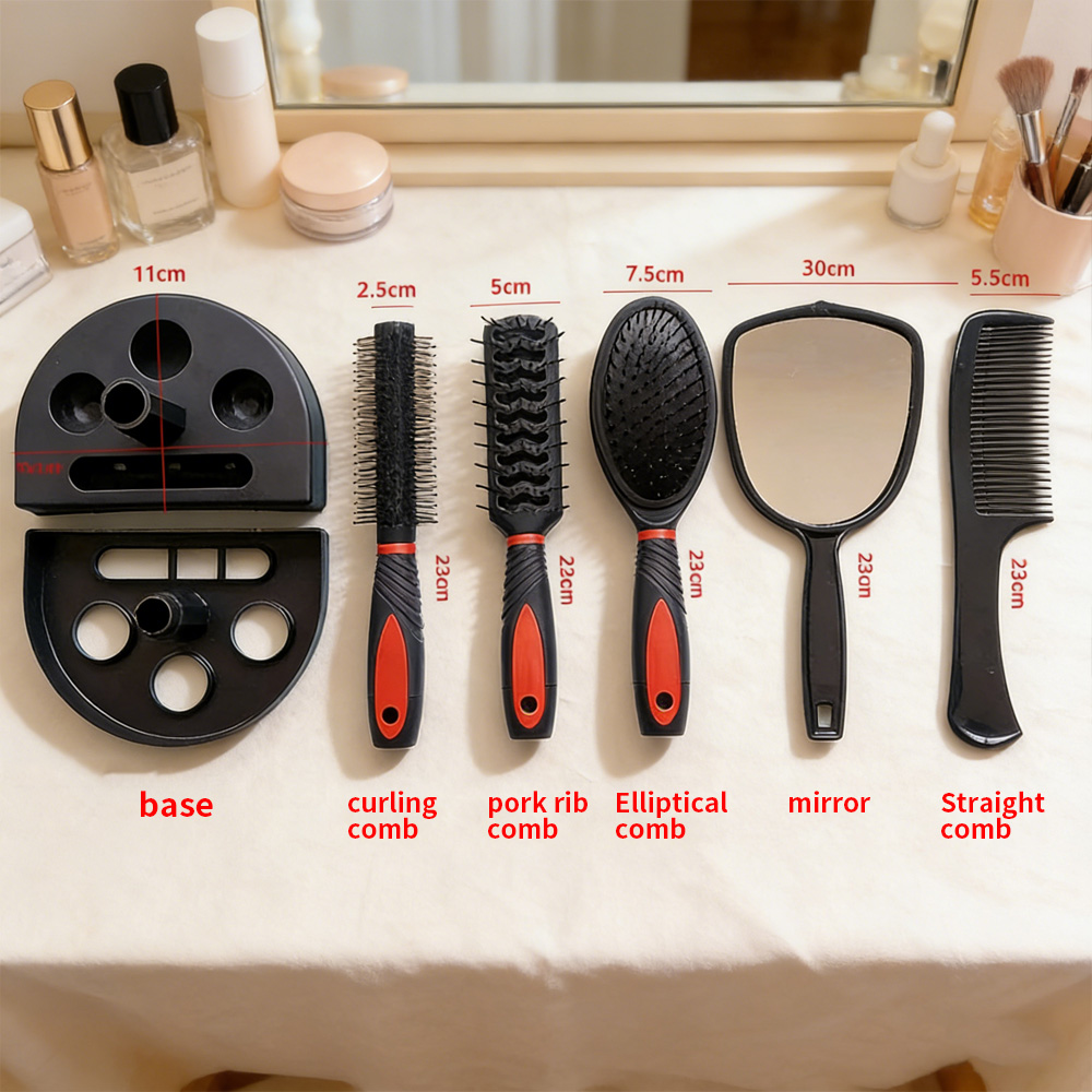 5-in-1 ミラー＆コームセット（ベース付き） - 男性と - Men'S Grooming Mirror のレビューと価格