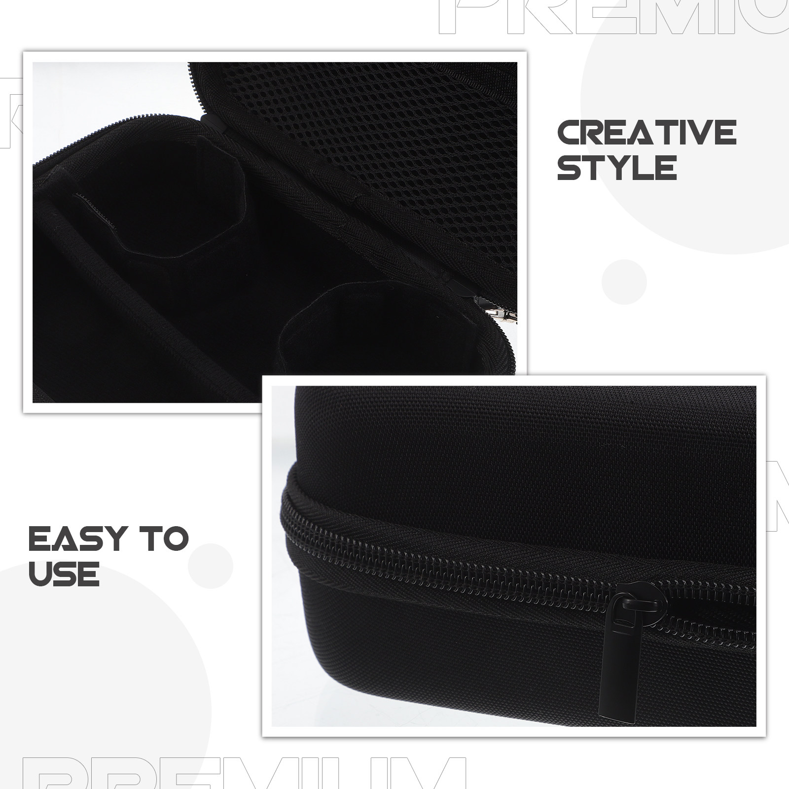 ハードシェル レザーケース 電動トリマー オーガナイザー E - Men'S Grooming Organizer のレビューと価格