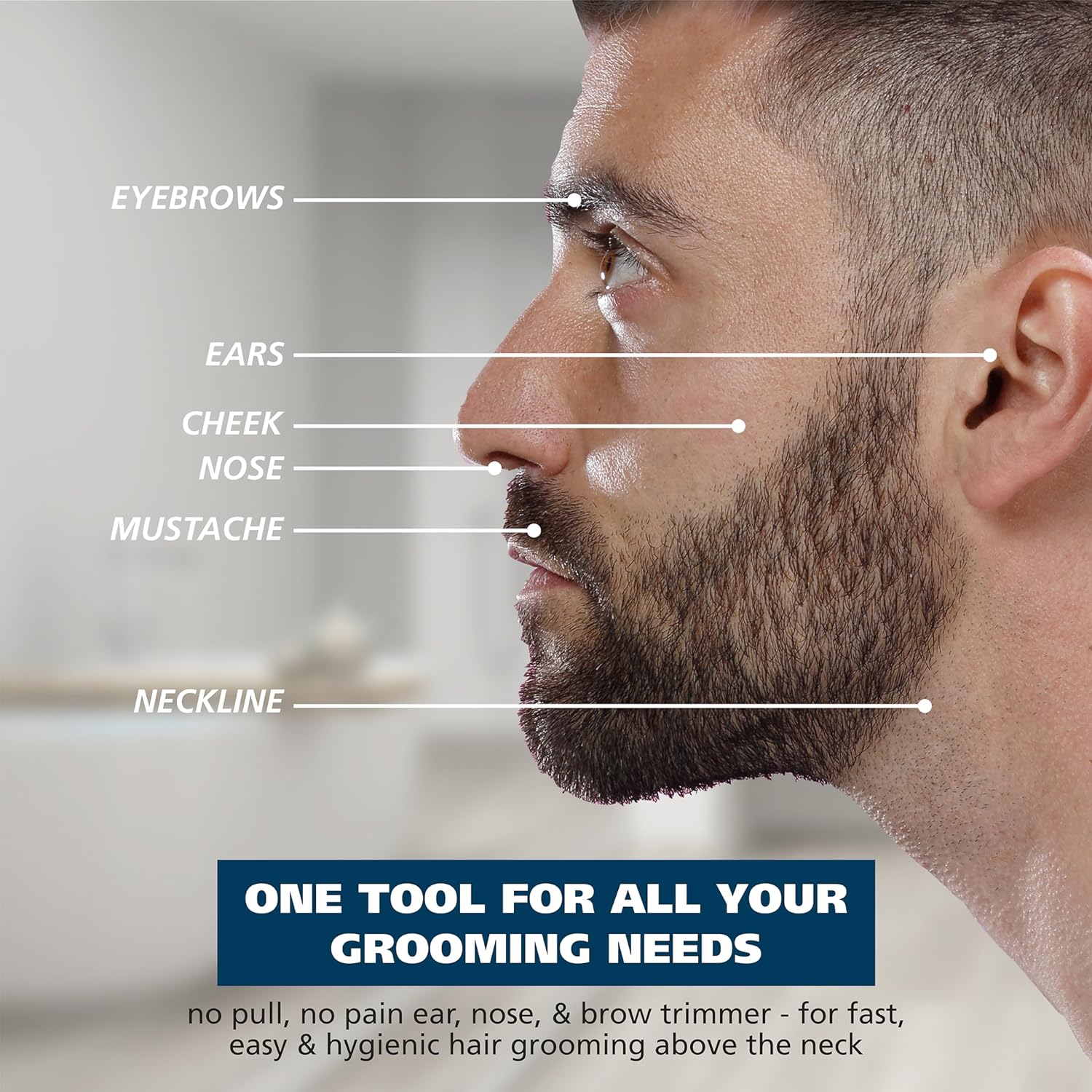 Vgr-充電式電気鼻毛トリマー,洗える,2 in 1,あごひ - Nose Hair Trimmer のレビューと価格