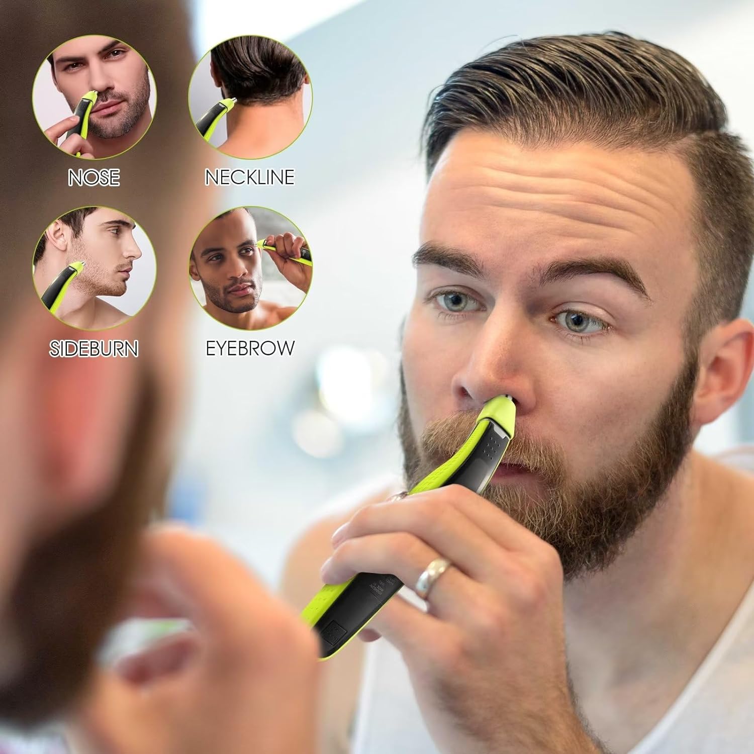 YUKU 鼻毛トリマー交換刃ヘッドフィリップス 1 ブレード - Nose Hair Trimmer のレビューと価格