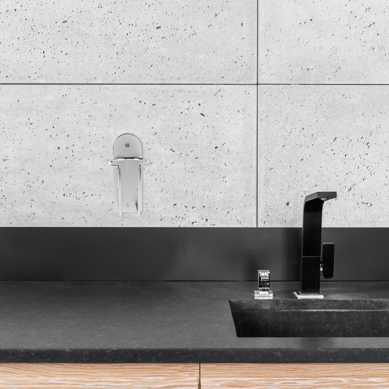 モダンなステンレス製壁掛け式かみそりホルダー、シェービングブ - Men'S Grooming Organizer のレビューと価格