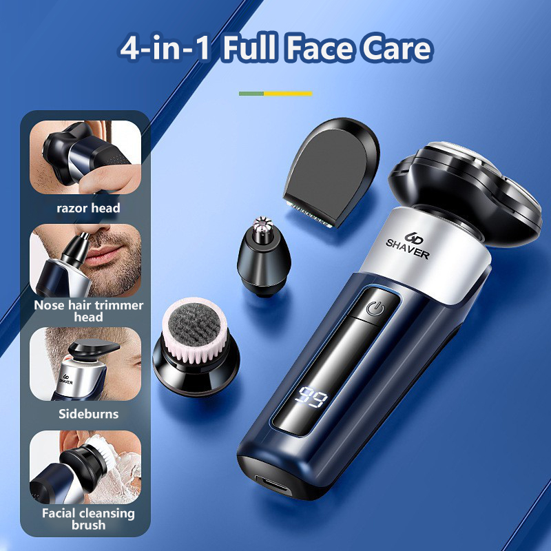 レノボ男性用電気かみそりシェーバーヘッド洗える高速充電フロー - Men'S Grooming Blade のレビューと価格