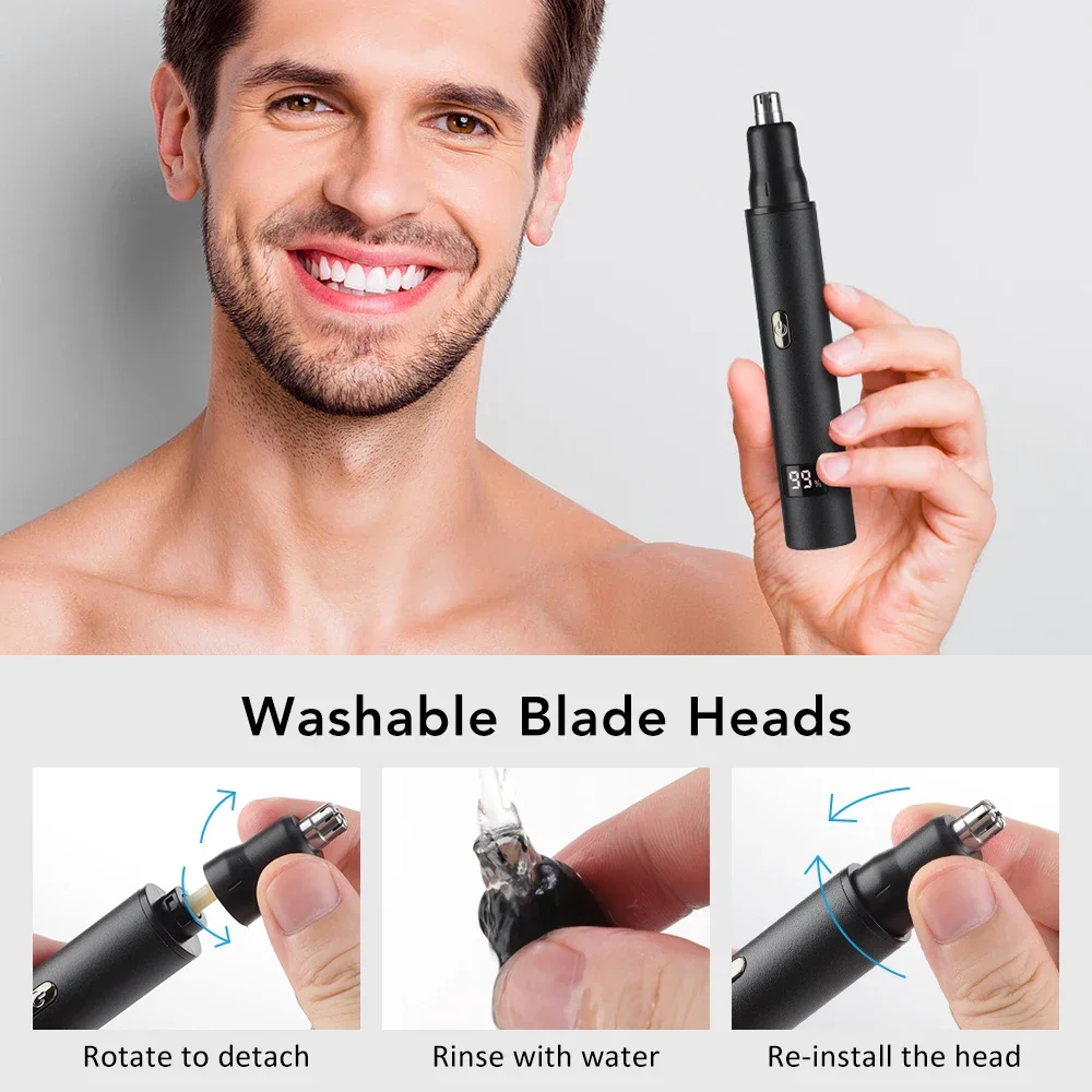 男性用鼻毛トリマー 3 in 1 グルーミングキット、ステン - Mens Grooming Kit Bag のレビューと価格