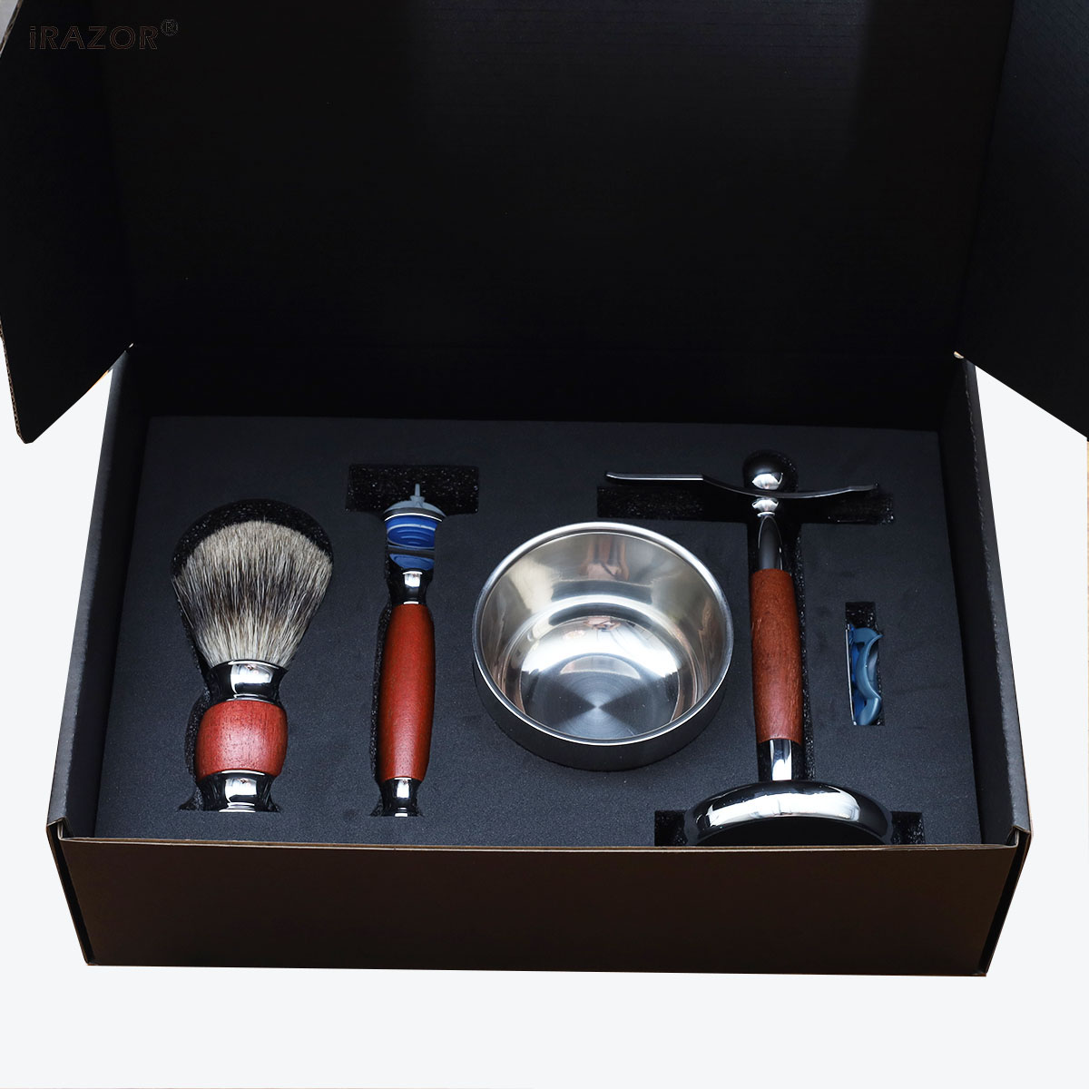 iRAZOR 高級メンズ5枚刃かみそりシェービングキット シ - Men'S Grooming Underarm のレビューと価格