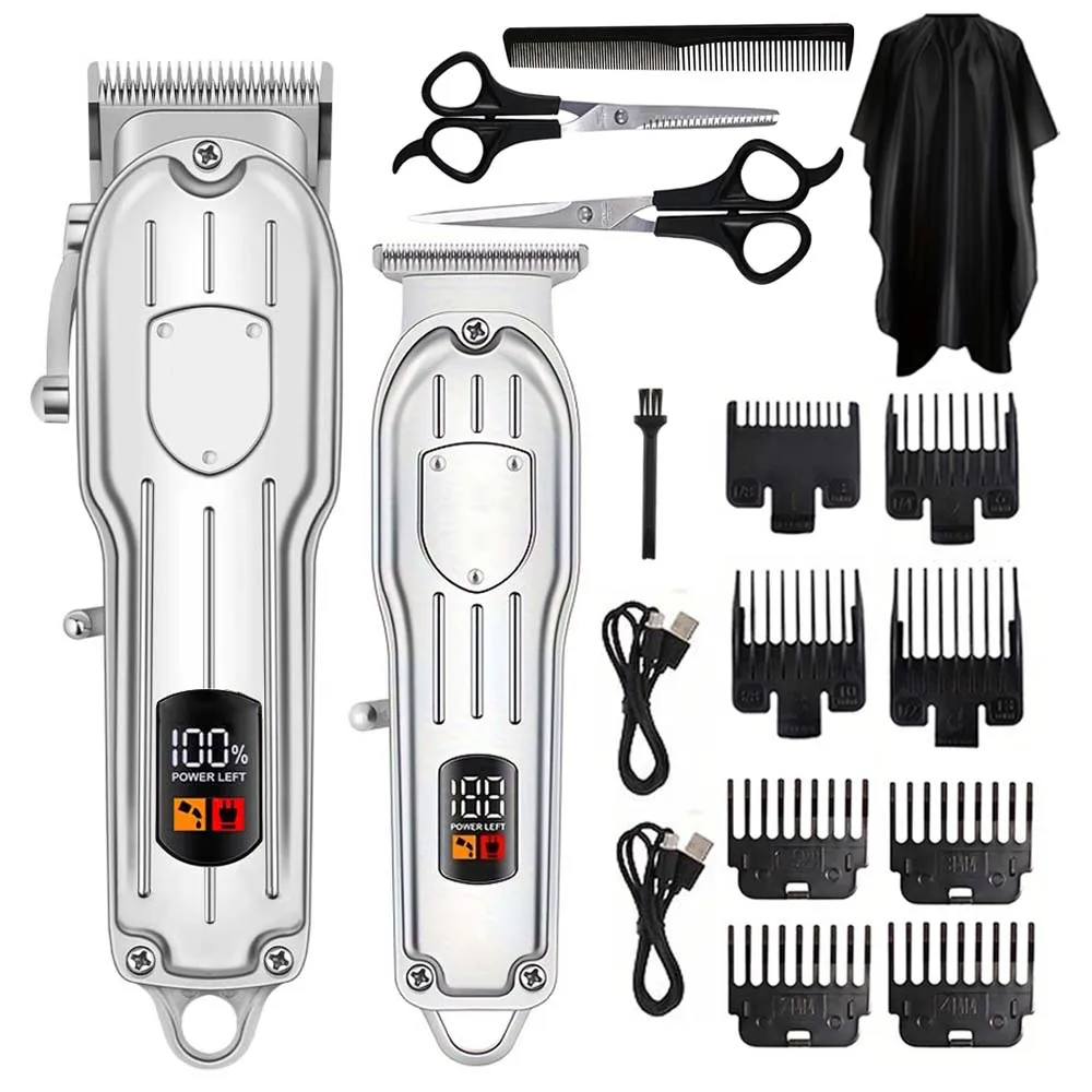 電動バリカン デジタルディスプレイ 多機能 家庭用ヘアトリマ - Men Grooming Home のレビューと価格