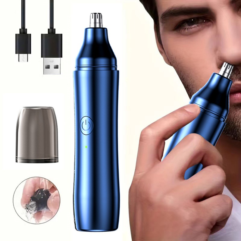 充電式電気シェービング鼻耳トリマー安全なフェイスケア鼻毛トリ - Nose Hair Trimmer のレビューと価格