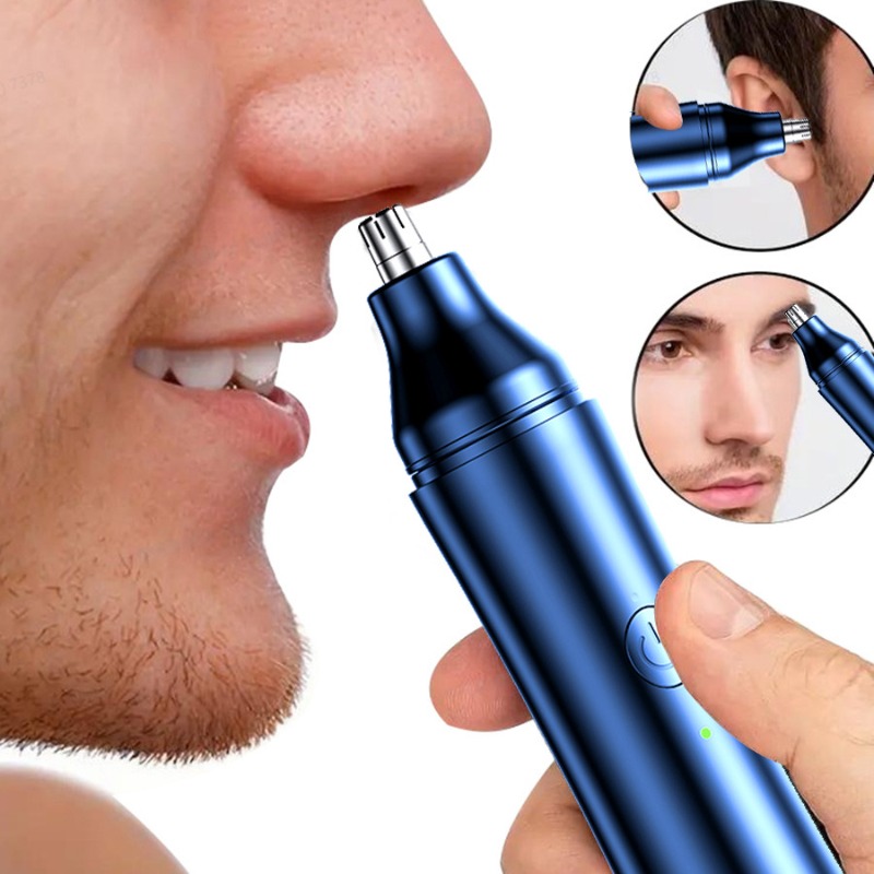 充電式電気シェービング鼻耳トリマー安全なフェイスケア鼻毛トリ - Nose Hair Trimmer のレビューと価格