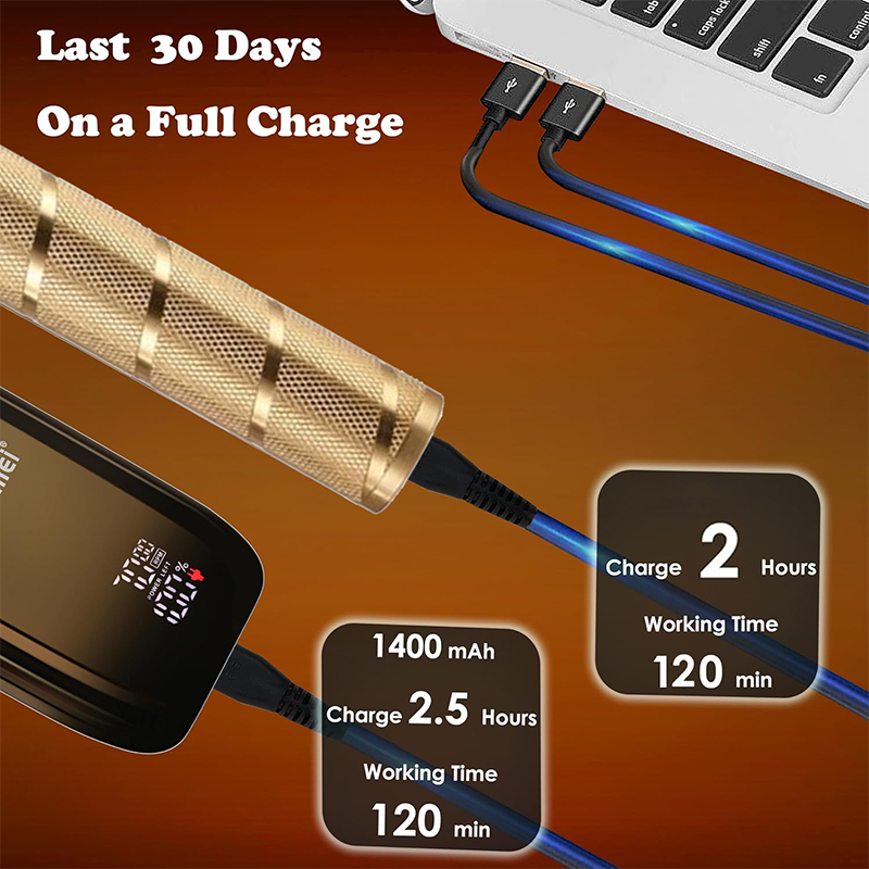 Kemei KM-TX10 T9 ヘアトリマー 電気シェーバ - Men'S Grooming Organizer のレビューと価格