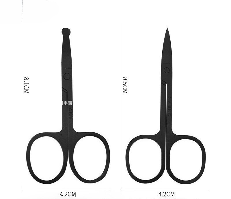 鼻毛はさみステンレス鋼ラウンドチップ安全トリマー鼻孔耳ひげグ - Nose Hair Trimmer のレビューと価格