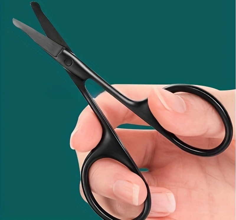 鼻毛はさみステンレス鋼ラウンドチップ安全トリマー鼻孔耳ひげグ - Nose Hair Trimmer のレビューと価格