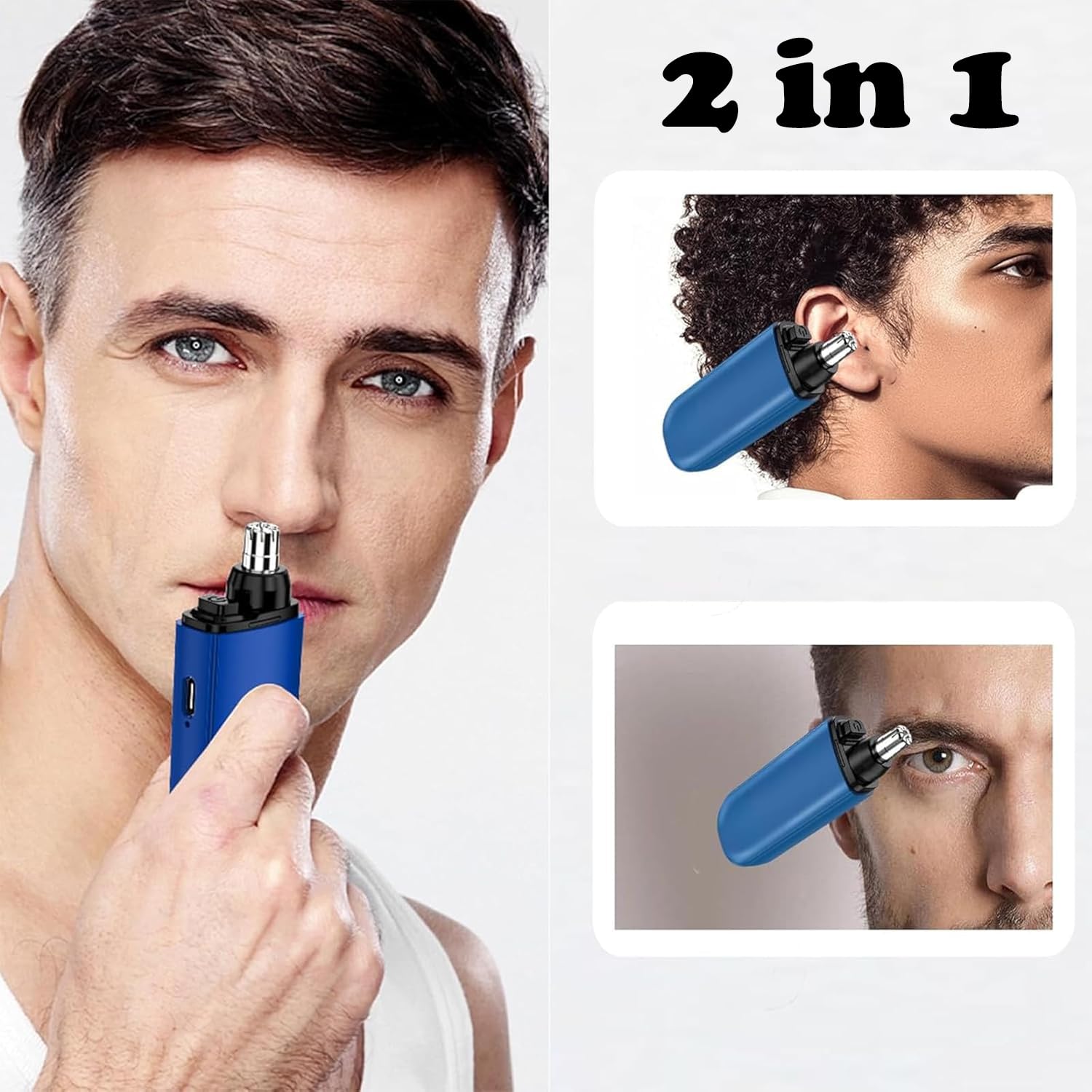 USB充電式鼻毛・耳毛トリマー男性用電動バリカン急速充電低騒 - Nose Hair Trimmer のレビューと価格