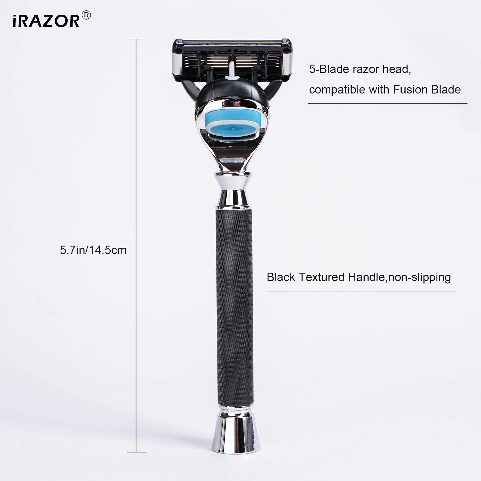 iRAZOR プレミアム 5 枚刃フュージョン安全かみそり男 - Men'S Grooming Underarm のレビューと価格