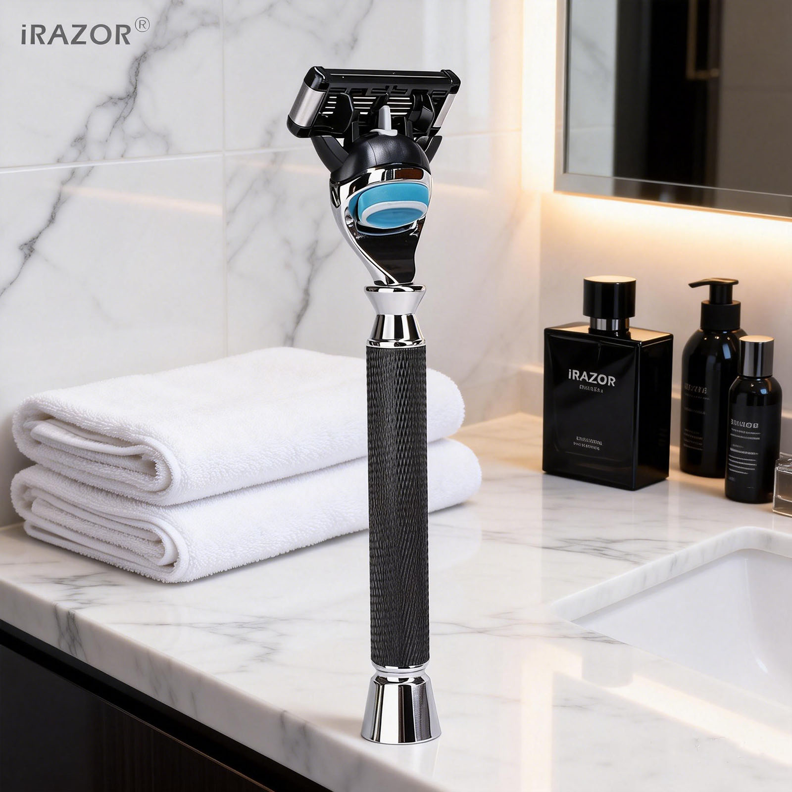 iRAZOR プレミアム 5 枚刃フュージョン安全かみそり男 - Men'S Grooming Underarm のレビューと価格
