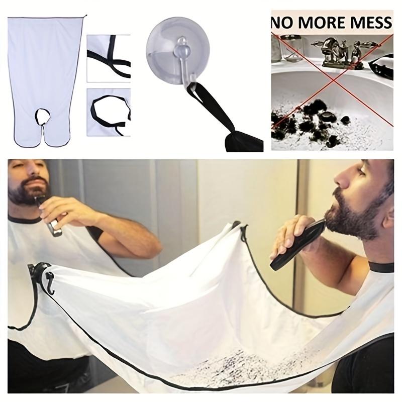 メンズひげよだれかけ、シェービング用ヘアキャッチャー、鏡付き - Men'S Grooming Mirror のレビューと価格