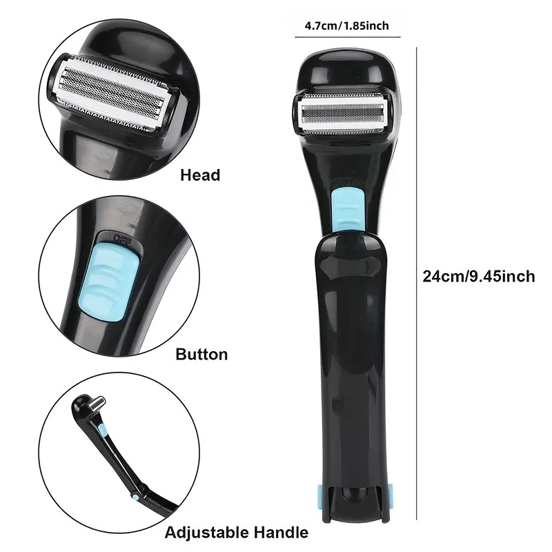 充電式電動背中シェーバー男性用体毛トリマーポータブルグルーミ - Men'S Grooming Blade のレビューと価格