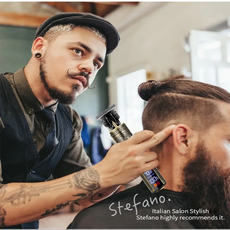 ポータブルヘアカットクリッパー USB急速充電 ゼロギャップ - Mens Grooming Kit Bag のレビューと価格